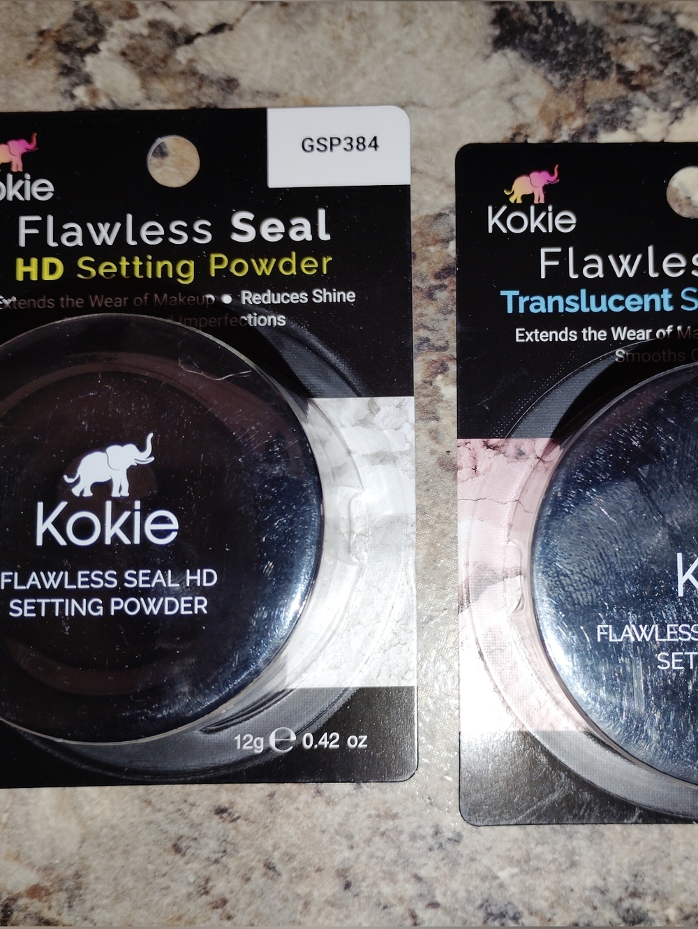 Flawless Seal HD Setting Powder -set 2 Black Compact